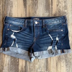 Express jean shorts